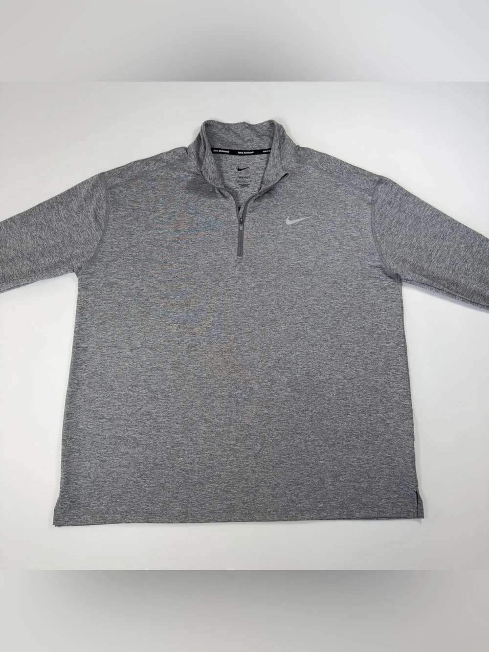 Nike Running Dri-FIT Element 1/2 Zip Top Women's 1X Grey Heather AO8125-036